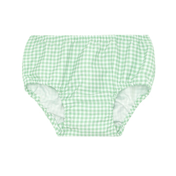 unisex baby palm gingham diaper cover