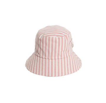 business and pleasure laurens pink stripe bucket hat