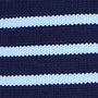 navy and peri blue stripe