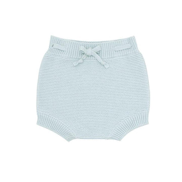 unisex blue knit short
