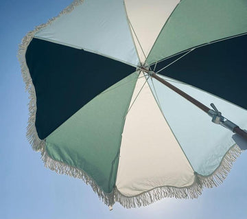 business & pleasure premium umbrella, santorini panel