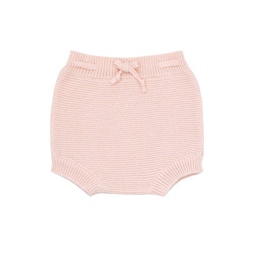 unisex soft pink knit short