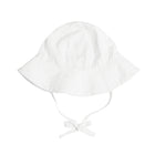 baby white sun hat