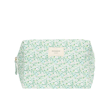 sea marsh floral travel pouch