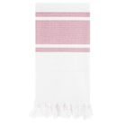 red & white stripe towel