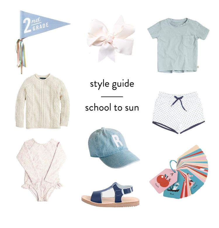 style guide: school to sun