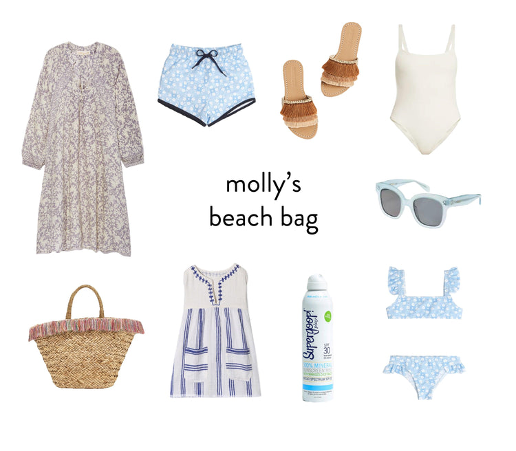what's in molly's beach bag!