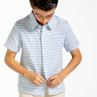 boys peri blue stripe button down shirt