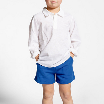 boys cove blue ultra-soft twill shorts