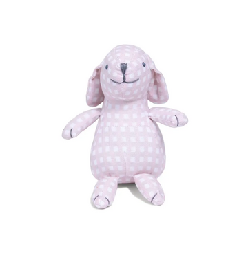 louelle dusty pink gingham bunny