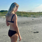 minnow x daphne oz women's tiramisu gathered bikini top