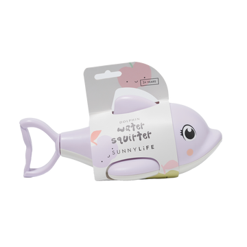 sunnylife lilac dolphin water squirter