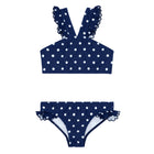 girls atlantic dot v-neck crossover bikini