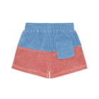 boys surfside blue and east end red colorblock french terry shorts