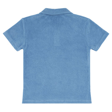 boys surfside blue french terry polo