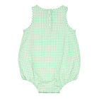 baby palm gingham bubble romper