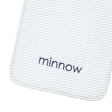powder blue stripe tablet case