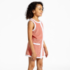 girls east end red french terry dress