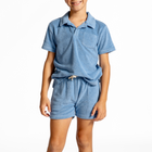 boys surfside blue french terry shorts