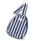 navy cabana stripe tennis bag