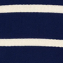 navy and cream wide stripe