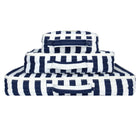 navy cabana stripe packing cubes