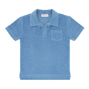 boys surfside blue french terry polo