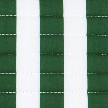 charleston green cabana stripe travel pouch