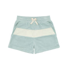 boys sage colorblock french terry short