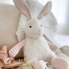 mon ami pink floppy bunny