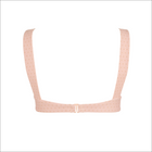women's camellia pink dot gathered bikini top