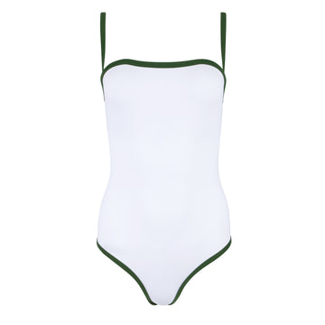 Yimeishan one-piece swimsuit female hot spring sexy small chest bow st –  Lee Nhi Boutique