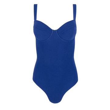 Women's Lyra Swimsuits: Diving Suits One-piece Rashguard in Blue and P –  Diving Specials Shop