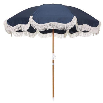business & pleasure holiday beach umbrella, atlantic blue