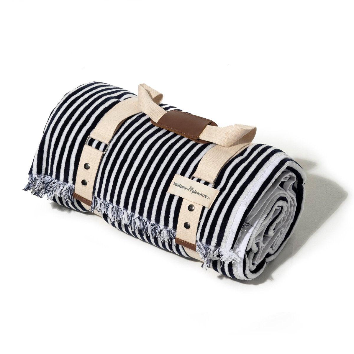 Stripe best sale picnic blanket