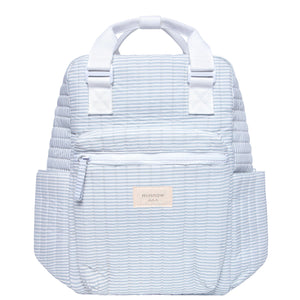 powder blue stripe everyday backpack