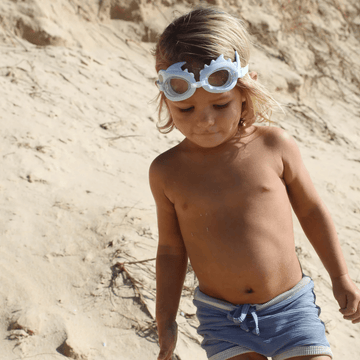 sunnylife shark treasure khaki goggles
