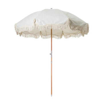 business & pleasure premium umbrella, sage stripe