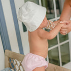 baby white bucket hat