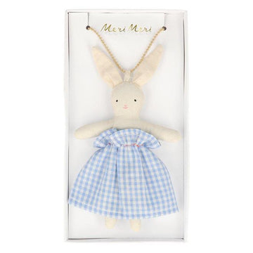 meri meri bunny doll necklace