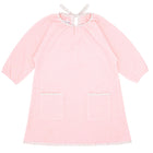 girls pink french terry dress