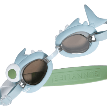 sunnylife shark treasure khaki goggles