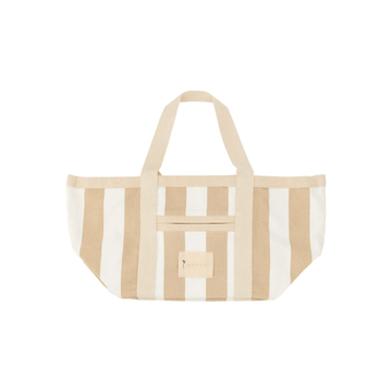 The Jacksons Small Beach Days Tote Bag In Beige