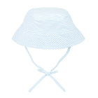 baby powder blue stripe bucket hat
