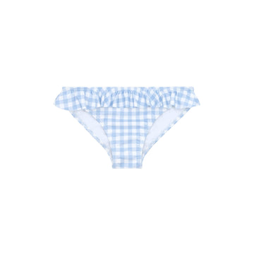 girls oasis blue gingham bikini bottom