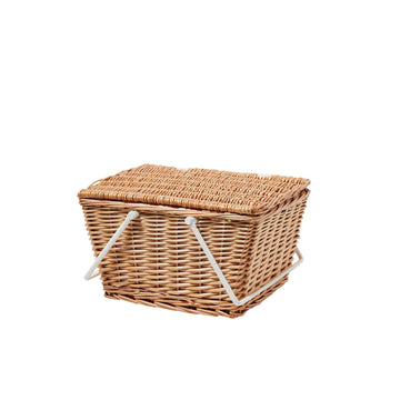 sunnylife small picnic basket, natural