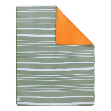 sunnylife olive and neon picnic blanket