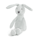 blue stripe cotton knit bunny