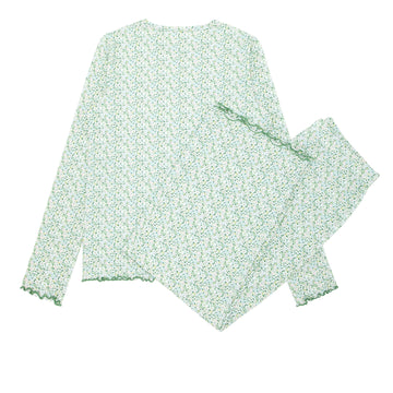 women's sea marsh floral pima pajamas set