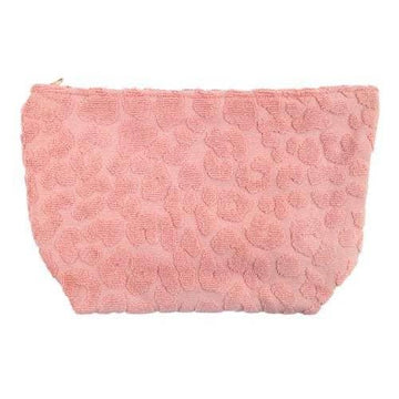 terry pouch, blush pink